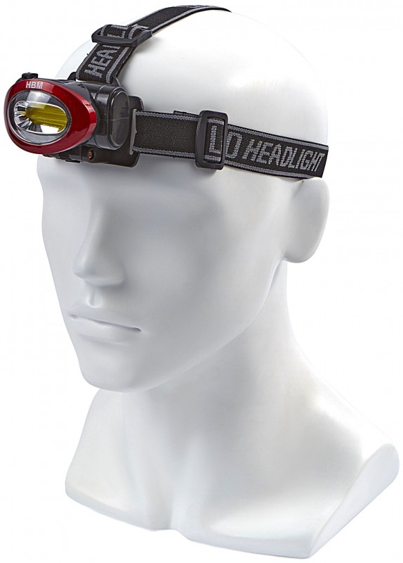 HBM verstelbare LED hoofdlamp 3 Watt 120 lumen draagbaar HBM verstelbare LED hoofdlamp 3 Watt 120 lumen draagbaar