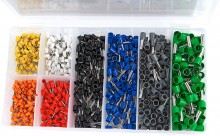 HBM Aderhulzen Set 800 Stuks in Diverse Kleuren en Maten
