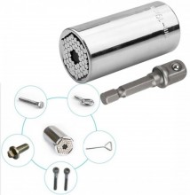 HBM Gator Grip Universele Doppensleutel Doppenset 11 mm t/m 32 mm HBM Gator Grip Universele Doppensleutel Doppenset 11 mm t/m 32 mm