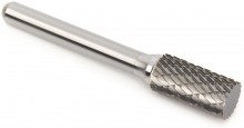 HBM Hårdmetal Dobbel Fræser Model 1 6 mm Widia til Aluminium, Metal, Rvs, Stål, Plast.