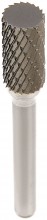 HBM Hårdmetal Dobbel Fræser Model 1 6 mm Widia til Aluminium, Metal, Rvs, Stål, Plast.