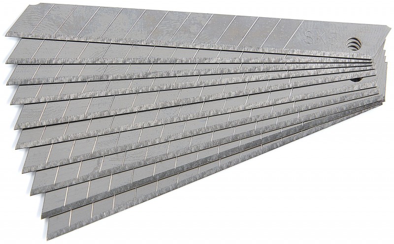 HBM 10-delige set reserve afbreekmessen 9 mm