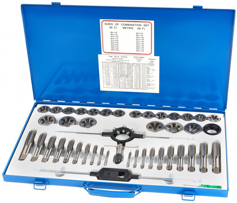 HBM 45-delige Tap- en Snijset M6-24 HBM 45-delige Tap- en Snijset M6-24