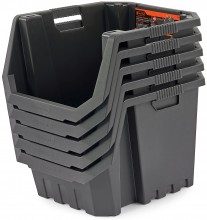 HBM TACTIX opbergbak stapelbaar 45,5 x 58 x 40 cm