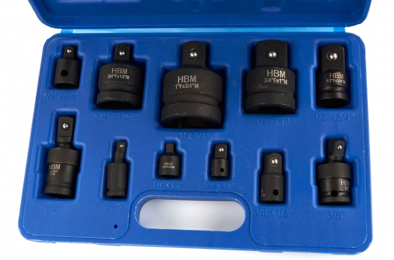 HBM 11-delige Kracht Adapterset voor Ratelsleutel