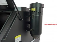 HBM SBC 1200 Blæsekabine med Udsugning - Sort