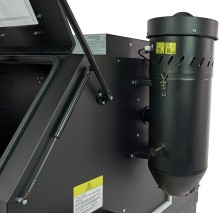 HBM SBC 1200 Blæsekabine med Udsugning - Sort