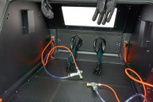 HBM SBC 1200 Blæsekabine med Udsugning - Sort