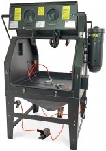 HBM SBC 1200 Blæsekabine med Udsugning - Sort