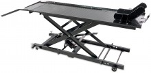 HBM motorheftafel 450 kg – hydraulisch, verstelbaar, antislip, verrijdbaar, 250 cm, maximale hoogte 80 cm