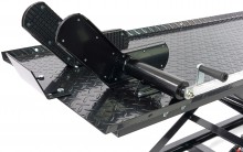 HBM motorheftafel 450 kg – hydraulisch, verstelbaar, antislip, verrijdbaar, 250 cm, maximale hoogte 80 cm