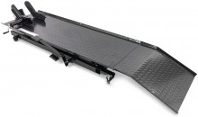 HBM motorheftafel 450 kg – hydraulisch, verstelbaar, antislip, verrijdbaar, 250 cm, maximale hoogte 80 cm