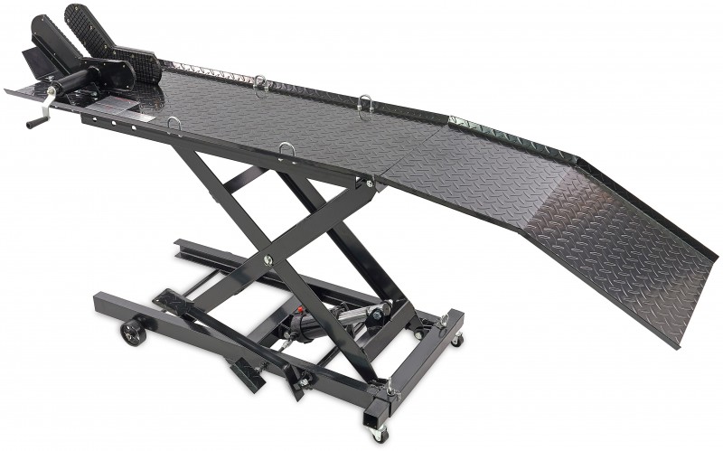 HBM Motorhejsbord 360 kg Sort - Draagvermogen 360 kg, 48 x 221,5 x 80 cm.