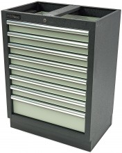 HBM Professionele Gereedschapskast 8 Laden Grijs 68 x 46 x 91 cm, Gepoedercoat
