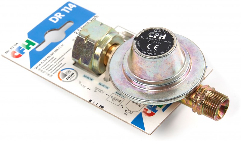 CFH Propaandrukregelaar 2,5 bar R3/8 inch Aansluiting