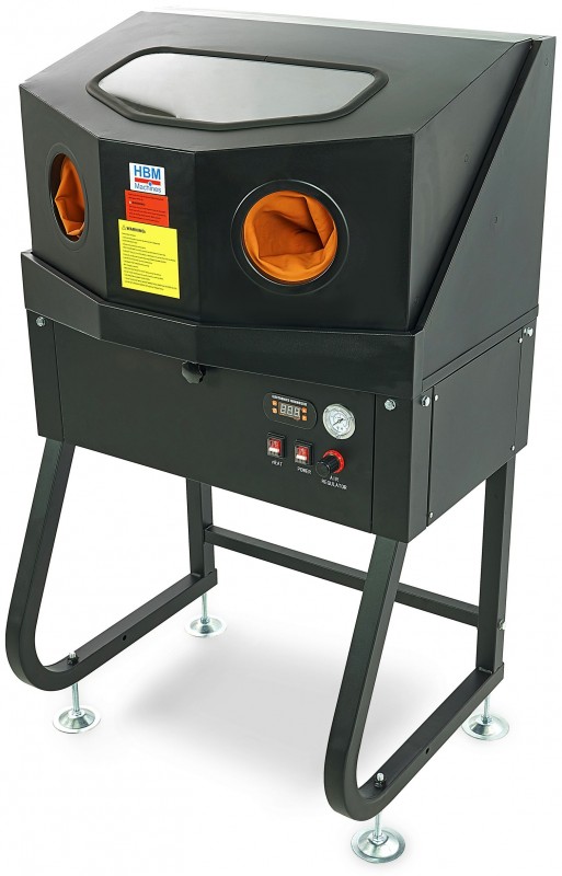 HBM Hogedruk Onderdelenreiniger met Thermostaat, Tank 185 l, 40 kg, 60 x 77 x 133 cm