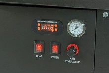 HBM Hogedruk Onderdelenreiniger met Thermostaat, Tank 185 l, 40 kg, 60 x 77 x 133 cm