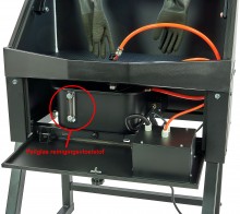 HBM Hogedruk Onderdelenreiniger met Thermostaat, Tank 185 l, 40 kg, 60 x 77 x 133 cm