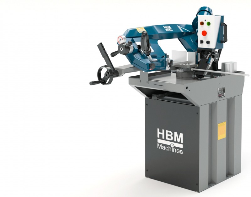 HBM 210 Profi Variabele Metaallintzaag 230 V 750 W, 20-90 m/min, zaagcapaciteit 170 mm
