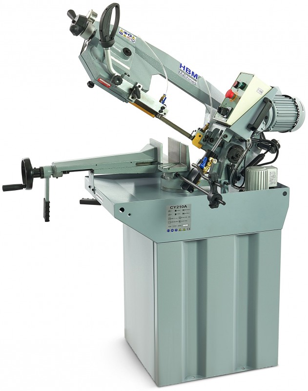 HBM 210 Profi Metaallintzaag 400V 2 Toeren 750W 170 mm Zaagcapaciteit 160 kg
