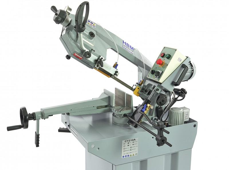 HBM 210 Profi Metaallintzaag 400V 2 Toeren 750W 170 mm Zaagcapaciteit 160 kg
