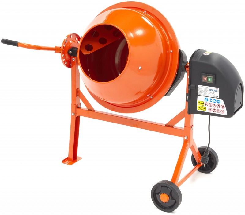 HBM 63 Liter Mobil Betonblander 220 W, 230 V, Stål.