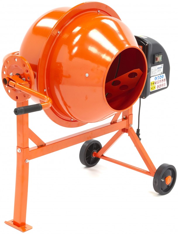HBM 63 Liter Mobil Betonblander 220 W, 230 V, Stål.