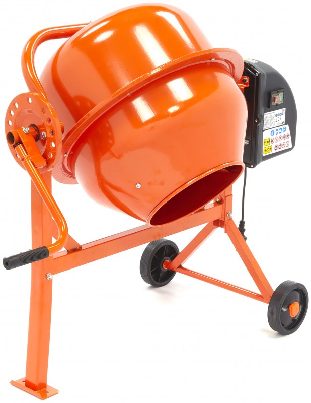 HBM 63 Liter Mobil Betonblander 220 W, 230 V, Stål.