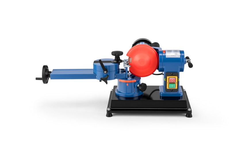HBM Widia savklingeslibemaskine 250 W, 2800 rpm, 125 mm slibeskive, vipbar 45°, til savklinger op til 700 mm.