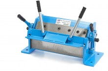 HBM fingerbukkemaskine 1 x 305 mm - metal, maksimal bukkekvinkel 135°, fingre 25/50/75/100 mm, blå.