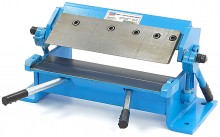 HBM fingerbukkemaskine 1 x 305 mm - metal, maksimal bukkekvinkel 135°, fingre 25/50/75/100 mm, blå.