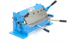 HBM fingerbukkemaskine 1 x 305 mm - metal, maksimal bukkekvinkel 135°, fingre 25/50/75/100 mm, blå.