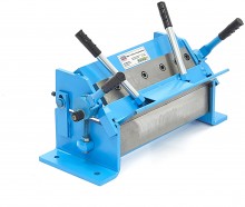 HBM fingerbukkemaskine 1 x 305 mm - metal, maksimal bukkekvinkel 135°, fingre 25/50/75/100 mm, blå.