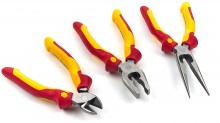 WIHA Industrial VDE Tangenset 3-delig Model Z 99 0 09 - Combinatietang, Puntbektang, Draadkniptang
