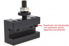 HBM reservehouder voor snelwisselhouder voor 290 x 750 en 320 x 900 metaaldraaibanken