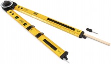 HBM Universele Waterpas 500 mm - Blokhaak, Zweihaak, Cirkeltrekker, Millimeter, Centimeter, Hoekgraden