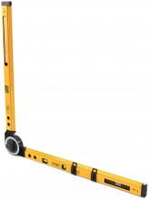 HBM Universele Waterpas 500 mm - Blokhaak, Zweihaak, Cirkeltrekker, Millimeter, Centimeter, Hoekgraden