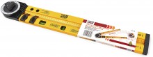 HBM Universele Waterpas 500 mm - Blokhaak, Zweihaak, Cirkeltrekker, Millimeter, Centimeter, Hoekgraden