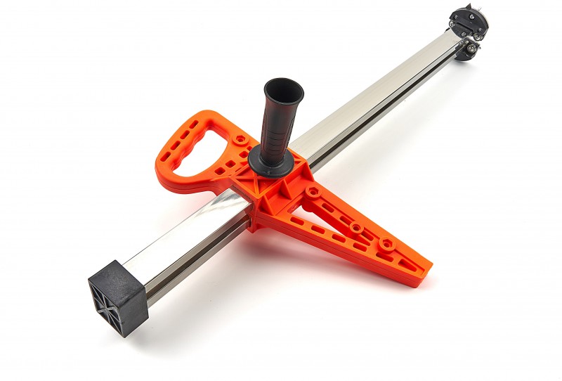 HBM gipsplaatsnijder en gipswandsnijder 2-60 cm, snijdiepte 600 mm, klembereik 9 mm, handvat 320 mm