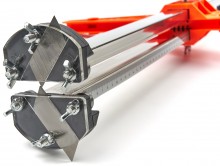 HBM gipsplaatsnijder en gipswandsnijder 2-60 cm, snijdiepte 600 mm, klembereik 9 mm, handvat 320 mm