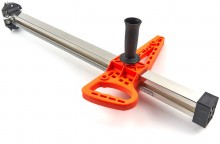 HBM gipsplaatsnijder en gipswandsnijder 2-60 cm, snijdiepte 600 mm, klembereik 9 mm, handvat 320 mm