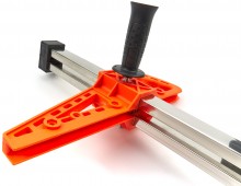 HBM gipsplaatsnijder en gipswandsnijder 2-60 cm, snijdiepte 600 mm, klembereik 9 mm, handvat 320 mm
