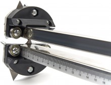 HBM gipsplaatsnijder en gipswandsnijder 2-60 cm, snijdiepte 600 mm, klembereik 9 mm, handvat 320 mm