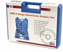 HBM 9-delige elektrische soldeerset voor metaal