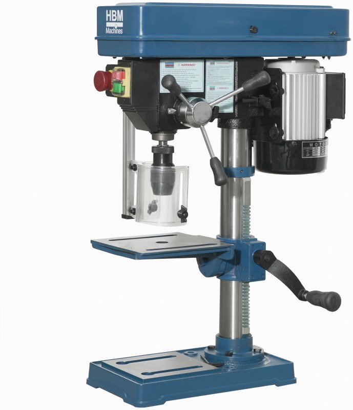 HBM 14 mm Professionele Kolomboormachine 375W 230V B16 voor Metaal en Staal