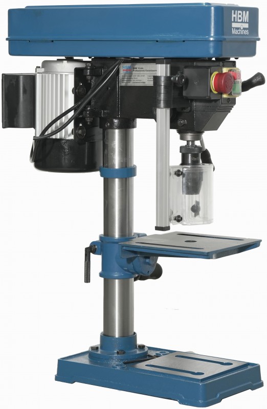 HBM 14 mm Professionele Kolomboormachine 375W 230V B16 voor Metaal en Staal