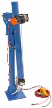 HBM elektrische aanhangwagenkraan 500 kg laadkraan, maximaal bereik 1490 mm, hijssnelheid 3,6 m/min