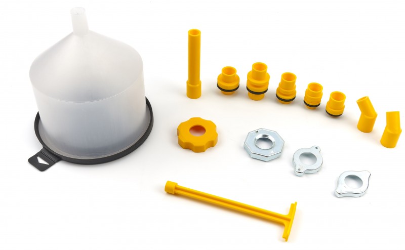 HBM 15-delige morsvrije trechterset van plastic