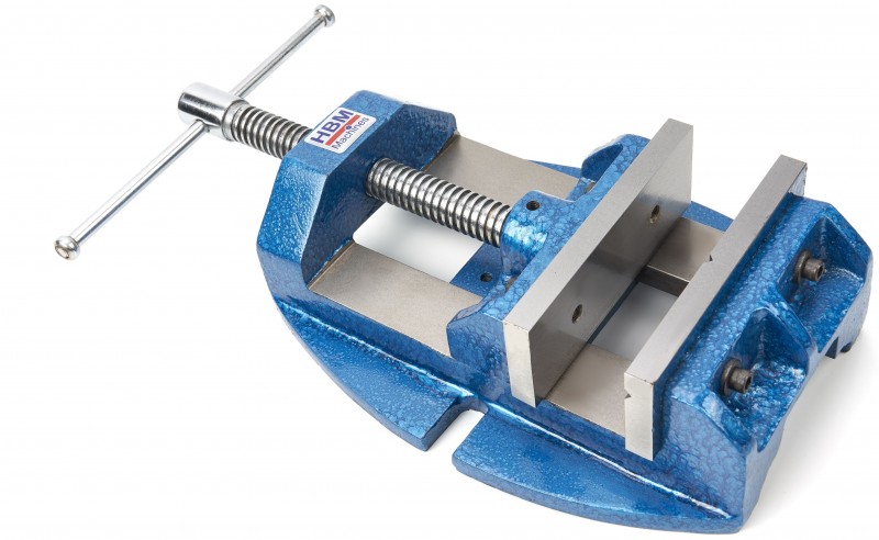 HBM Professionele Boorklem/Freesklem met V-bek 135 mm, maximale opening 135 mm HBM Professionele Boorklem/Freesklem met V-bek 135 mm, maximale opening 135 mm