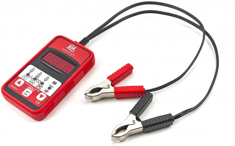AOK professionele accu- en dynamotester 12V loodbatterij 150 A, accubewaker, 50 cm AOK professionele accu- en dynamotester 12V loodbatterij 150 A, accubewaker, 50 cm